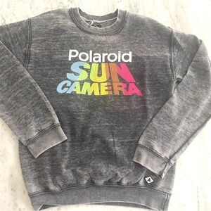 Polaroid Gray Graphic Men's Sweater